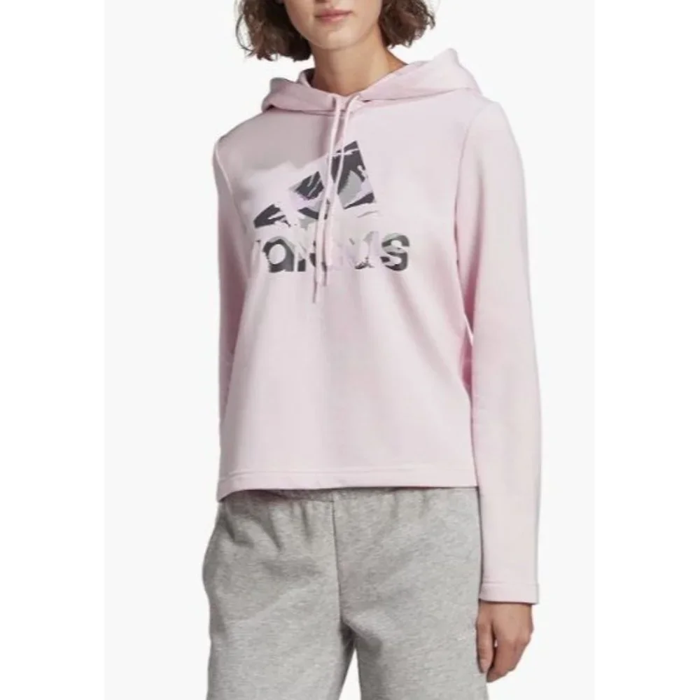 adidas Women's Camo Hoodie Sweatshirt - Picture 3 of 4